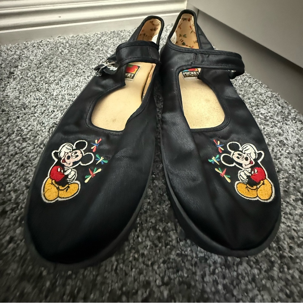 Vintage Mickey and Co flats